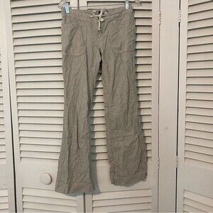 The North Face size Small Stripe Lightweight Cotton Flare Bootcut Pants
